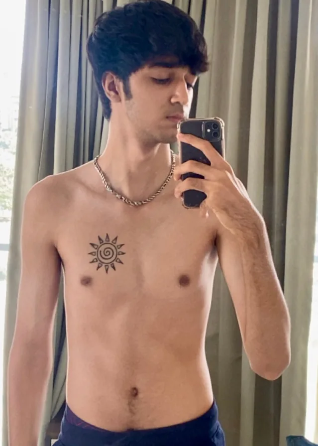 Kaavya, before 2 months of training at K2 Calisthenics Park.